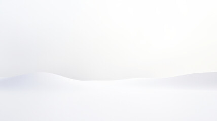 Minimalist all-white backdrop bathed in natural light, creating a clean, airy setting perfect for high-end fashion, beauty, or lifestyle product showcases with a refined aesthetic