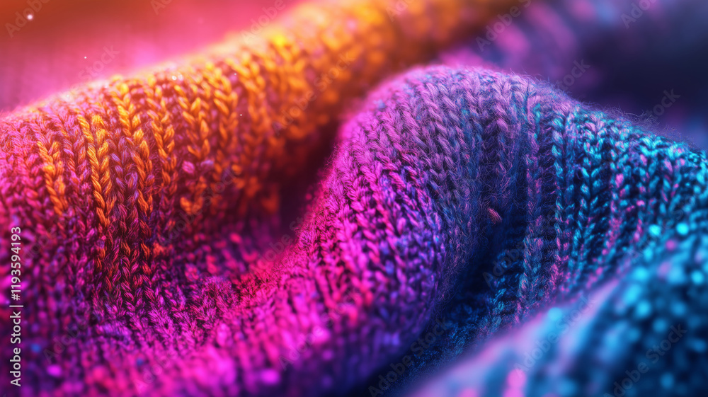 Poster Exploring the vibrant patterns of quantum computing through intricate textures