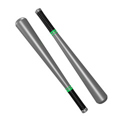 Baseball bat 3d illustration