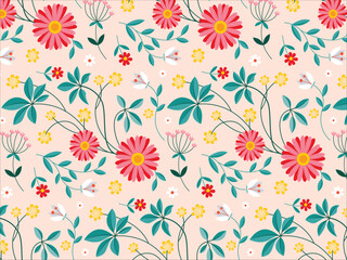 seamless autumn seamless pattern background