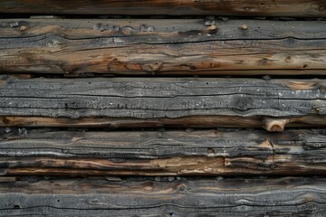 Image of old log cabin wooden wall texture. Texture for background usage