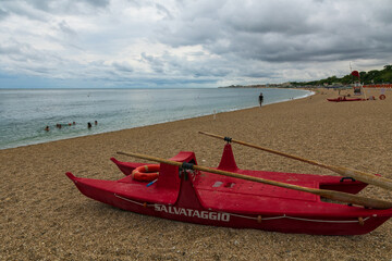 Spiaggia Marcelli di Numana nella Riviera del Conero, Marche