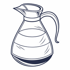 Water jug icon with clean, crisp lines