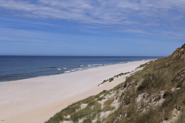Blick auf die Küstenlandschaft bei Kampen auf der Nordfriesischen Insel Sylt