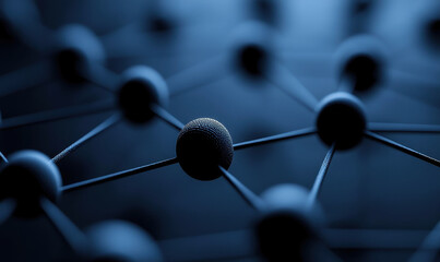 Intricate Molecular Network: Exploring the Complex Lattice of Connections and Structures in Advanced Scientific Imagery