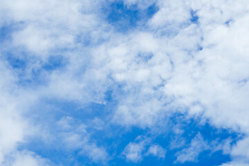 Blue sky background with cloud