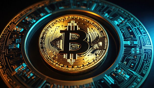 Bitcoin Hologram blockchain crypto currency digital