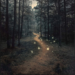 Obraz premium path in the woods