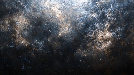 Obraz premium Cosmic clouds illuminated by distant stars in a vast galaxy environment