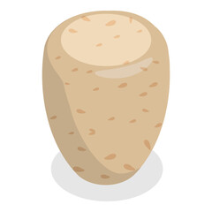 3D Isometric Flat Vector Set of Wine Corks, Stopper Caps. Item 3