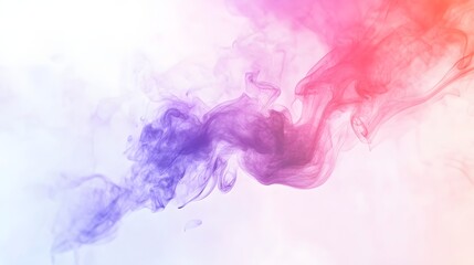 Obraz premium Abstract Swirling Pink and Purple Smoke Design