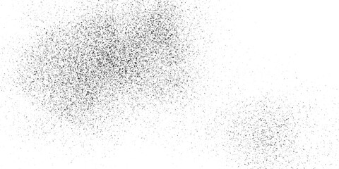 Grunge texture overlay with fine grains isolated on white background. distressed background. Halftone Textures with fine details. These overlays are vector format images suitable for use as background