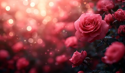 Elegant Group of Soft Pink Roses


