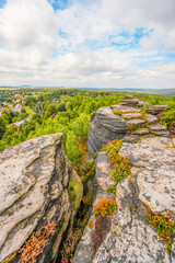 Cesko Svycarsko, Bohemian Switzerland - Tiske Steny on the North of Czech Republic
