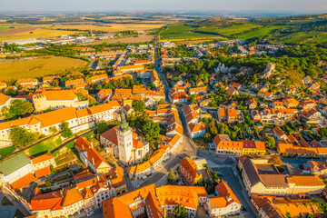Mikulov Castle in Mikulov in South Moravia, Czech Republic. Most important castles in South Moravia © Zedspider