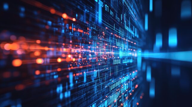 Quantum computing setup focused on error correction, with quantum algorithms actively maintaining data accuracy in the face of computational noise