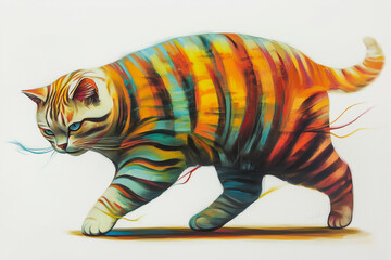 Fototapeta premium tiger head with background