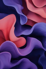 Explore Dynamic Abstract Waves in a Vibrant Blend of Colors: A Stunning Display of Modern Artistry and Fluid Motion