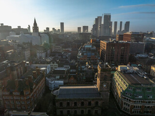 Fototapeta premium Church in the City of Manchester