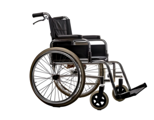 wheelchair  isolated on transparent background