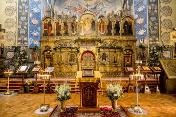 Int&eacute;rieur de la Cath&eacute;drale Orhodoxe Saint-Nicolas de Nice