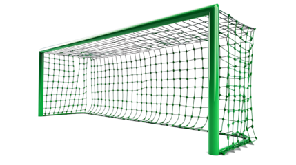 football goal net isolated on white backgrounds.PNG