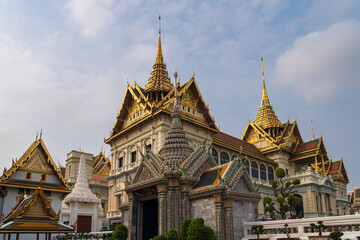 Naklejka premium Grand Palace and the Temple of the Emerald Buddha - Wat Phra Kaew