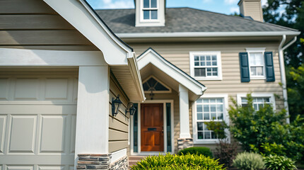 Luxury House Exterior: Dream Home Design, Modern Architecture, Curb Appeal, Landscaping, and Garden