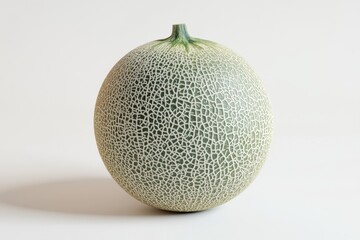 3D Cantaloupe Isolated and White Background
