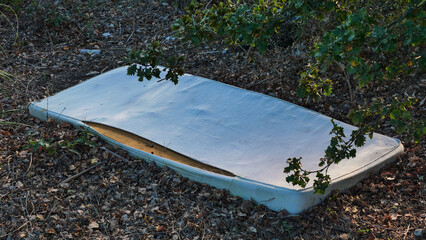Environmental pollution, things abandoned on the street, environmental problems, the importance of...
