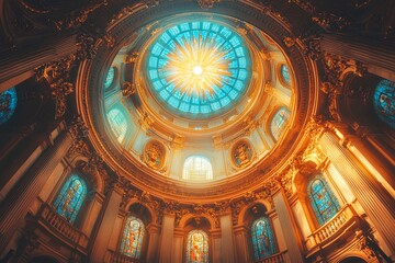 Obraz premium Splendid decoration of Victoria Memorial in Kolkata