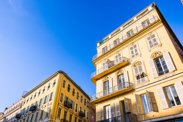 Dans les rues de Nice en France