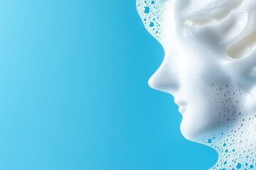 blue background with frame