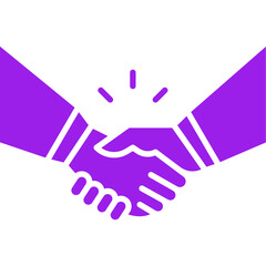 Partnership icon single vector illustration