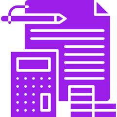 Budgeting icon single vector illustration