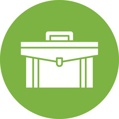 Briefcase icon single vector illustration