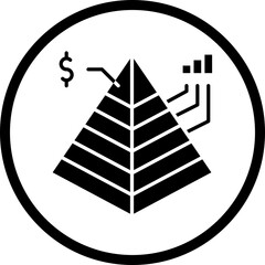 Financial Analytics icon single vector illustration