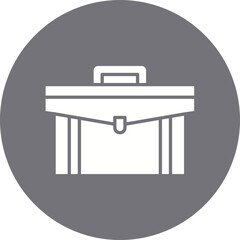Briefcase icon single vector illustration