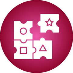 Obraz premium Business Solution icon single vector illustration