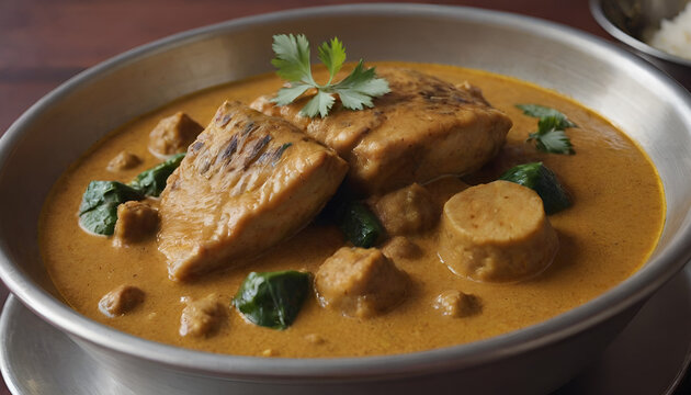 fish curry (malabar matthi curry) in a bowl