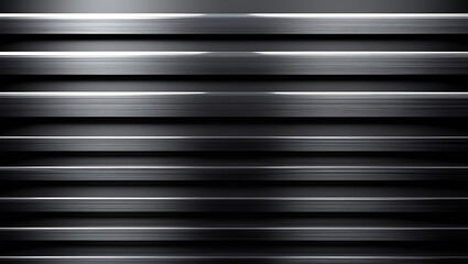 Obraz premium Elegant Metallic Texture with Polished Horizontal Lines and Gradient Light Reflection.
