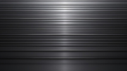 Obraz premium Elegant Metallic Texture with Polished Horizontal Lines and Gradient Light Reflection.