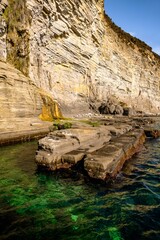 rock in the sea