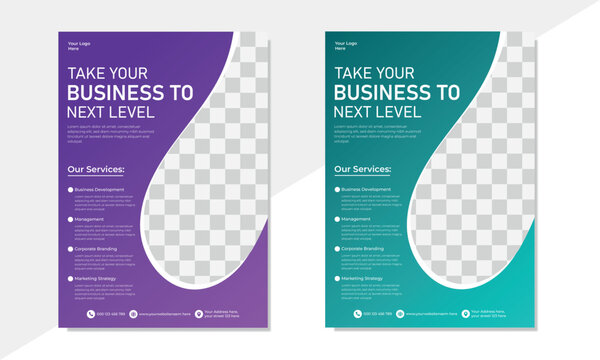 This is a creative business flayer design template
