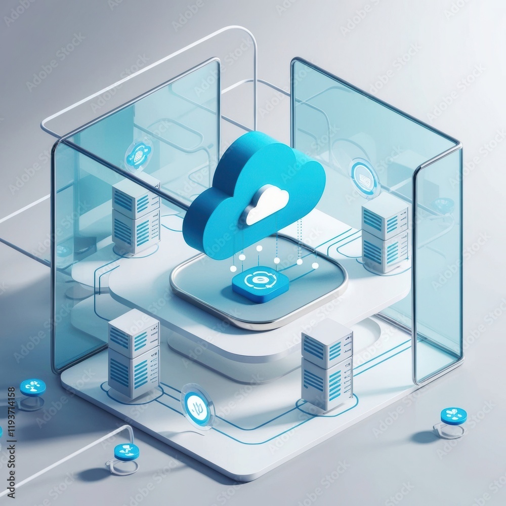 Aufkleber cloud technology and data storage management system