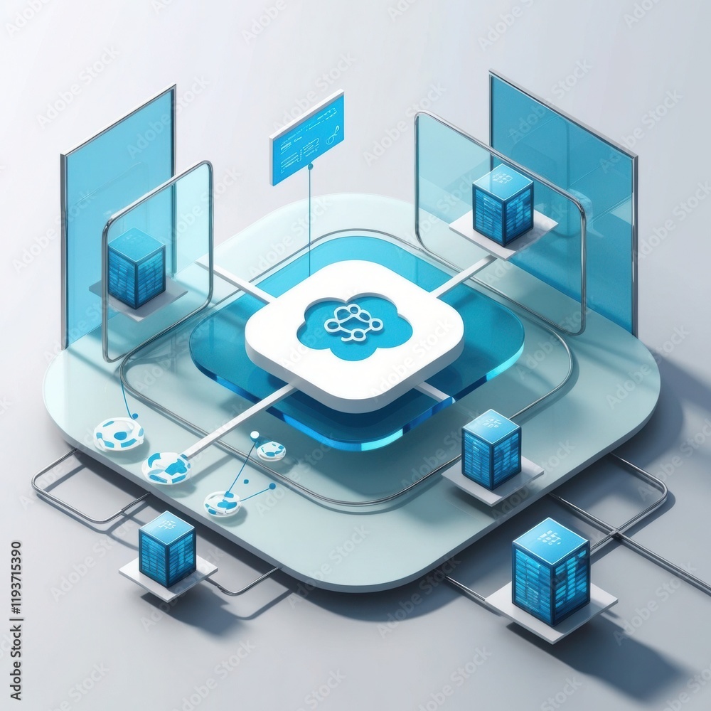 Poster Cloud Computing Infrastructure: Data Storage and Network Security Solutions