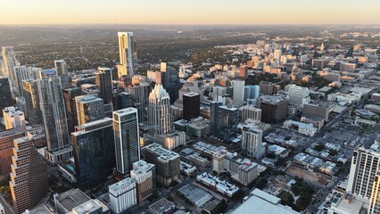 rainey street skyscrapers austin texas © Shaun