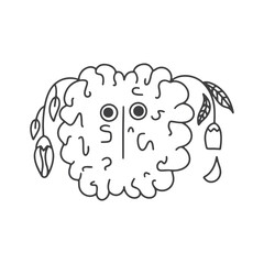 Concept of mental disorder, depression, dementia, Alzheimer's, anxiety.