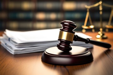 Legal Form of Court Summons. Lawsuit Documents for Court Proceedings in Law and Divorce Matters