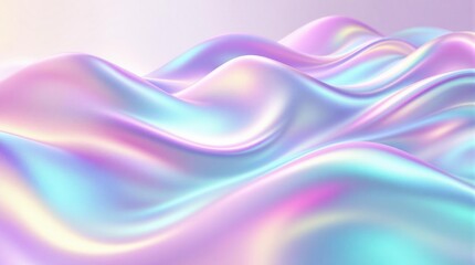 Naklejka premium Iridescent fabric background